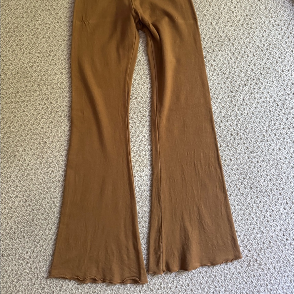 Indah Brown Flare Pants